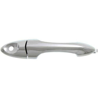 2001-2006 Mazda Tribute Front Door Handle LH, Outside, All Chrome, w/Keyhole.