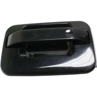 2004-2014 Ford F-150 Rear Door Handle LH, Outside, Black, W/o Keyhole.