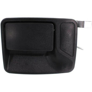 1999-2016 F-250 Pickup Rear Door Handle LH, Outside, Txtrd Blk, W/o Hole.