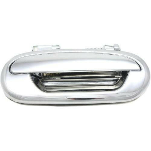 1997-2003 F-250 Pickup Rear Door Handle RH, All Chrome, w/o Keyhole, Crew Cab.