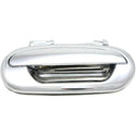 1997-2003 F-150 Pickup Rear Door Handle RH, All Chrome, w/o Keyhole, Crew Cab.