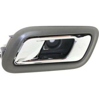 2010-2014 Ford Taurus Rear Door Handle LH, Chrome Lever/Gray Housing.