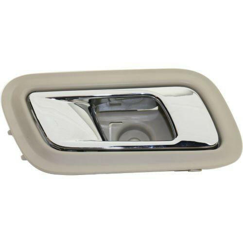 2010-2014 Ford Taurus Rear Door Handle RH, Chrome Lever/Beige Housing.