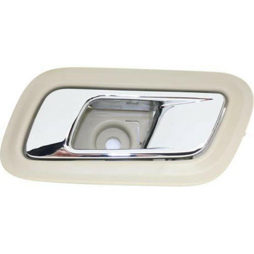 2010-2014 Ford Taurus Rear Door Handle LH, Chrome Lever/Beige Housing.