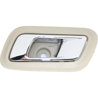 2010-2014 Ford Taurus Rear Door Handle LH, Chrome Lever/Beige Housing - Classic 2 Current Fabrication