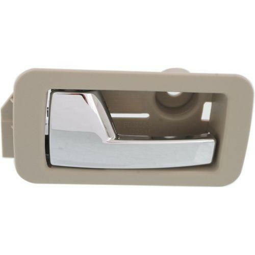 2009-2016 Ford Flex Rear Door Handle LH, Chrome Lever/Beige Housing.