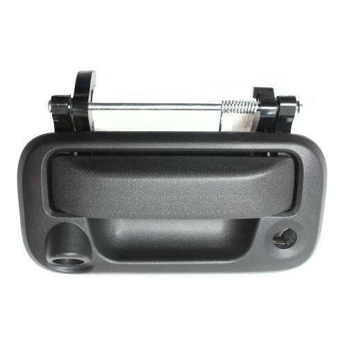 2004-2013 F-250 Pickup Super Duty Tailgate Handle, Txtrd-blk, w/ Cam Hole.