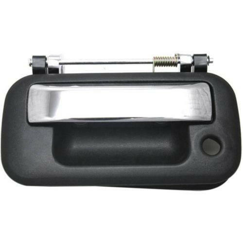 2004-2013 Ford F-150 Tailgate Handle, Chrm Lvr+txtr Blk Hsg.