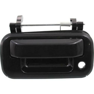 2004-2013 F-150 Pickup Super Duty Tailgate Handle, Smth Blk, W/o Cam Hole.