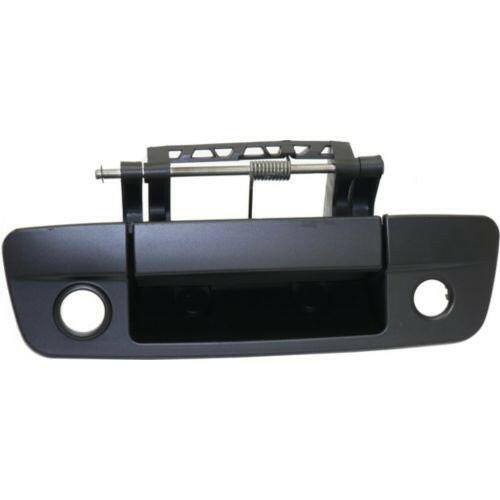 2009-2016 Dodge Pickup Tailgate Handle, Outside, Prm Blk, W/cam/key Hole/Cable.
