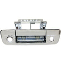 2013-2015 Dodge Ram Tailgate Handle, Outside, All Chrome, W/Camera Hole, Locking.