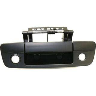 2013-2015 Dodge Ram Tailgate Handle, Outside, Primed Black, W/Camera Hole.