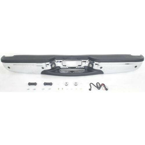2000-2002 Ford Expedition Step Bumper, Assy, Steel, W/ Rear Object Sensor.