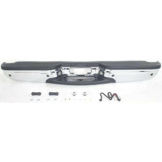 2000-2002 Ford Expedition Step Bumper, Assy, Steel, W/ Rear Object Sensor.