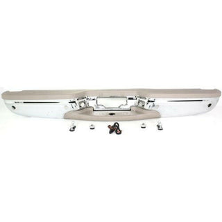 2000-2002 Ford Expedition Step Bumper, Assy, Steel, w/Rear Object Sensor-CAPA.