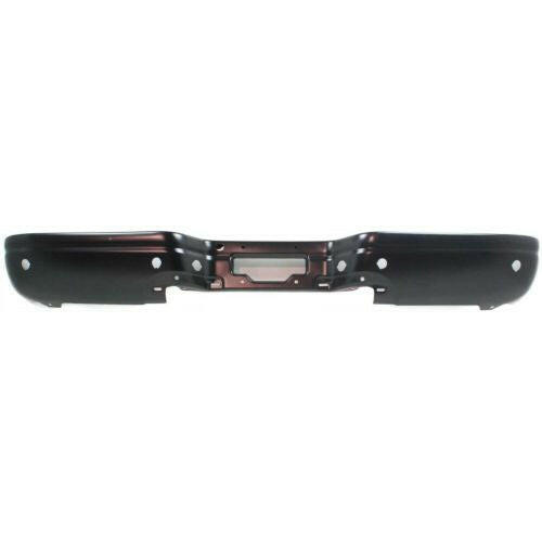 2003-2007 F-150 Pickup Step Bumper, Black, Steel, W/ Rear Object Sensor Hole.