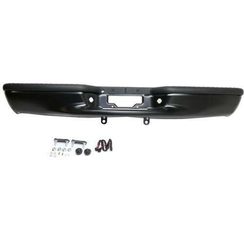 1997-2004 F-150 Pickup Step Bumper, Assy, Black, Steel, Flareside/styleside.