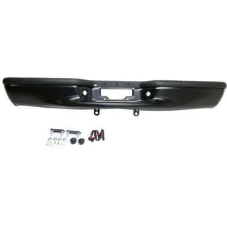 1997-2004 F-150 Pickup Step Bumper, Assy, Black, Steel, Flareside/styleside.
