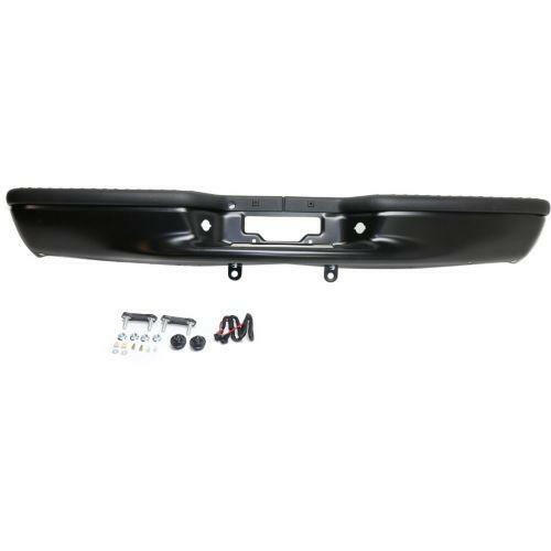 1997-2004 F-250 Pickup Step Bumper, Assy, Black, Steel, Flareside/styleside.