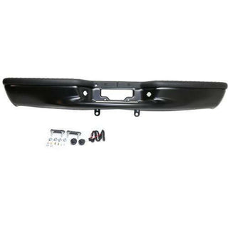 1997-2004 F-250 Pickup Step Bumper, Assy, Black, Steel, Flareside/styleside.