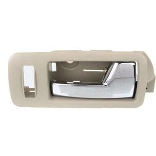 2005-2014 Ford Mustang Front Door Handle RH, Chrome Lever/Beige Housing - Classic 2 Current Fabrication