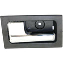 2009-2014 Ford F-150 Front Door Handle LH, Chrome Lever+txt Black Hsg,.