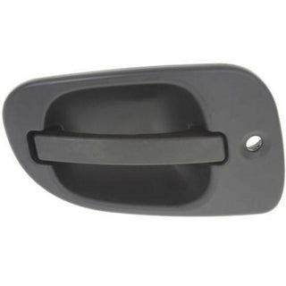 2008-2012 Freightliner Cascadia Front Door Handle LH, Txtrd Blk+metal.
