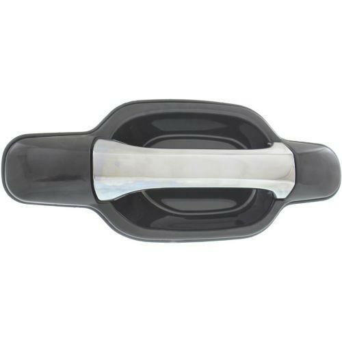 2004-2012 GMC Canyon Front Door Handle RH, Chrome/smooth Blk Hsg..