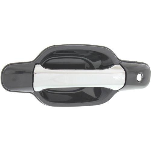 2004-2012 GMC Canyon Front Door Handle LH, Chrome/smooth Blk Hsg. - Classic 2 Current Fabrication