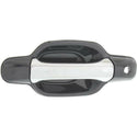 2004-2012 GMC Canyon Front Door Handle LH, Chrome/smooth Blk Hsg..