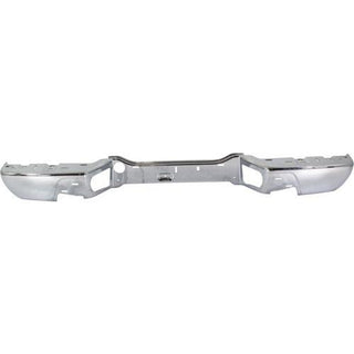 2008-2012 Chevy Colorado Rear Bumper, Chrome, Without Extreme Model - Classic 2 Current Fabrication
