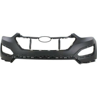 2013-2016 Hyundai Santa Fe Front Bumper Cover, Upper, Primed, Sport-CAPA.