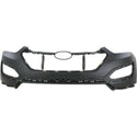 2013-2016 Hyundai Santa Fe Front Bumper Cover, Upper, Primed, Sport.