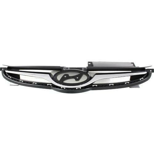 2014-2015 Hyundai Elantra Grille, Chrome, Korea Built, Sedan - CAPA.