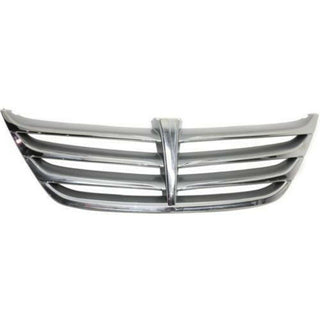 2011-2014 Hyundai Genesis Grille, PTD- Silver Gray, Sedan.