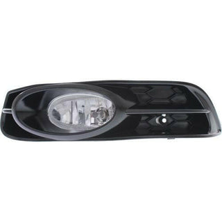 2012-2013 Honda Civic Fog Lamp LH, Assembly, Factory Installed, Coupe.