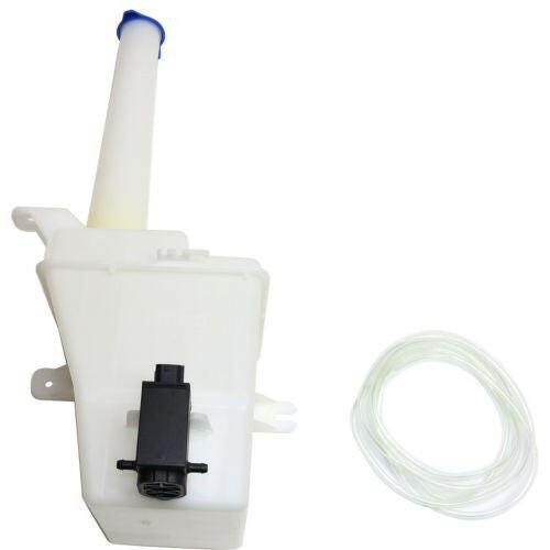 2001-2006 Hyundai Santa Fe Windshield Washer Tank, W/Pump & Cap, W/Rear Wiper.