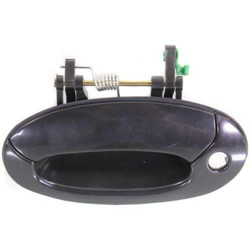 1998-2000 Hyundai Elantra Front Door Handle LH, Outside, Smooth Black.