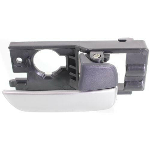2007-2011 Hyundai Accent Front Door Handle RH, Silver Lever, Beige Knob, Hback.