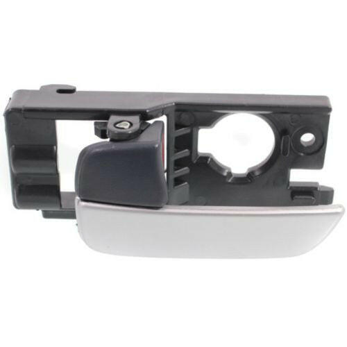 2007-2011 Hyundai Accent Front Door Handle LH, Silver Lever, Beige Knob, Hback.