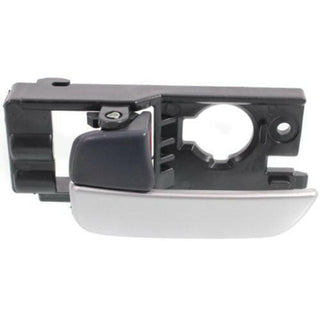 2007-2011 Hyundai Accent Front Door Handle LH, Silver Lever, Beige Knob, Hback.