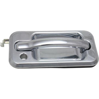2003-2009 Hummer H2 Front Door Handle RH, Outside, All Chrome, W/ Keyhole - Classic 2 Current Fabrication