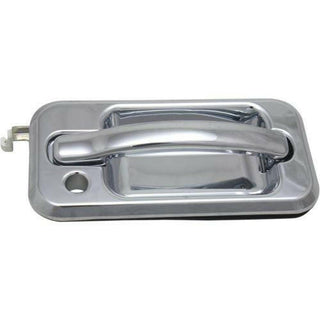 2003-2009 Hummer H2 Front Door Handle RH, Outside, All Chrome, W/ Keyhole.