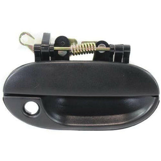 1997-1999 Hyundai Accent Front Door Handle RH, Textured Black, Half Hole.