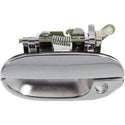 1998-2000 Hyundai Accent Front Door Handle LH, Outside, All Chrome, Half Hole.