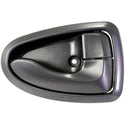 2003-2006 Hyundai Accent Front Door Handle RH, Inside, (=rear), Gray.