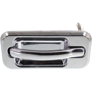 2003-2009 Hummer H2 Rear Door Handle LH, Outside, All Chrome - Classic 2 Current Fabrication