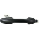 2003-2007 Honda Accord Rear Door Handle RH, Smooth Black, Plastic, Sedan.