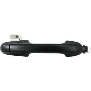 2003-2007 Honda Accord Rear Door Handle RH, Smooth Black, Plastic, Sedan.