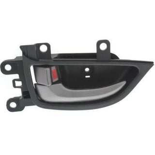 2011-2013 Hyundai Elantra Rear Door Handle LH, Gray Lever/Hsg., Sedan.